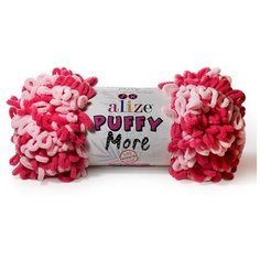 Пряжа Alize Puffy More (Пуффи Море) арт.6274 100% микрополиэстер 150г 11,5м 2шт