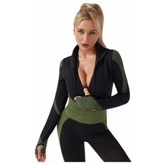 Спортивный костюм/Костюм для фитнеса/Костюм для йоги/Тайтсы+Рашгард+Топ Noname