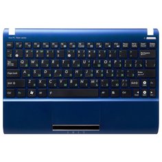 Клавиатура для ноутбука Asus Eee PC 1025C синяя топ-панель