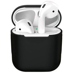 Силиконовый чехол Deppa для наушников Apple AirPods (чёрный)