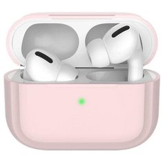Силиконовый чехол Deppa для наушников Apple AirPods Pro (розовый)