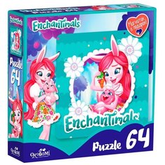 Пазл Origami Enchantimals Бри Кроля и Твист (03556), 64 дет.