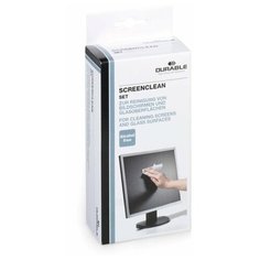 Набор для чистки мониторов DURABLE SCREENCLEAN, (спрей 125 мл.+20 салфеток)