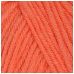 Пряжа для вязания ПЕХ Детский каприз тёплый (50% мериносовая шерсть, 50% фибра) 10х50г/125м цв.1125 розовый коралл Пехорка ПЕХ.ДКТ.1125