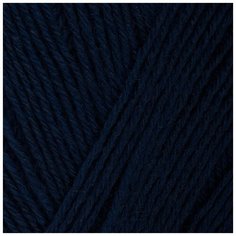 Пряжа для вязания ПЕХ Детский каприз трикотажный (50% мериносовая шерсть, 50% фибра) 5х50г/400м цв.004 т.синий Пехорка ПЕХ.дктр.004