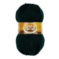 Пряжа Adelia "RADA" 100% акрил №029 т.зеленый - 10 мотков по 100 г