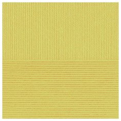 Пряжа для вязания ПЕХ Детский каприз тёплый (50% мериносовая шерсть, 50% фибра) 10х50г/125м цв.027 лимон Пехорка ПЕХ.ДКТ.027