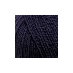 Пряжа для вязания ПЕХ Бисерная (100% акрил) 5х100г/450м цв.698 т.фиолетовый Пехорка ПЕХ.бисер.698