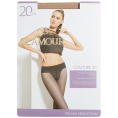 Колготки Glamour Couture, 20 den, размер 4-L, miele (бежевый)