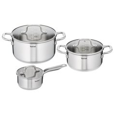 Набор посуды Tefal Virtuoso E492S674 6 пр. серебристый