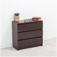 Комод City 3 ящика Венге 700х675х354 Letta