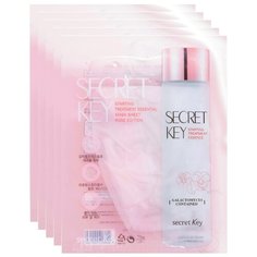 Secret Key Маска тканевая для лица Starting Treatment Essential Mask Pack Rose Edition, 5 шт