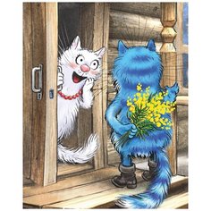 Алмазная мозаика ТМ_Цветной "8 марта" 40x50 премиум (LG270)