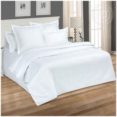 Постельное белье страйп-сатин Белый 2 спальный Артпостель