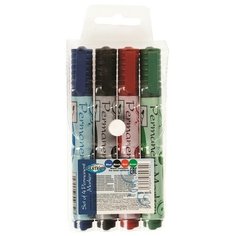 Набор из 4 перманентных маркеров (круглый наконечник) Centrum 80270