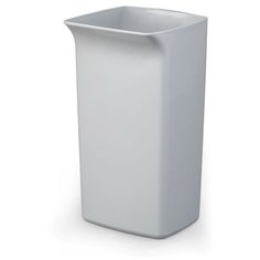 Квадратная корзина для мусора DURABLE DURABIN 40 литров, серый