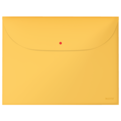 Папка-конверт Leitz Cosy с 2-мя карманами, 3 шт. в уп., желтый