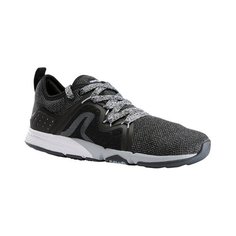 Кроссовки для активной ходьбы PW 540 женские черно-серые NEWFEEL Х Decathlon Черный/Перламутровый Серый 38