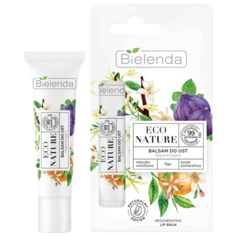 ECO NATURE Бальзам д/губ Ванильное молоко+Инжир+Апельсиновый цвет регенерирующий 10г Bielenda