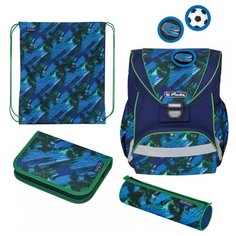 Ранец школьный Herlitz Ultralight Splash с наполнением