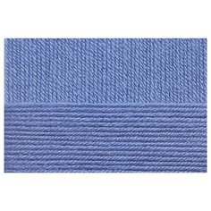 Пряжа для вязания ПЕХ Школьная (100% акрил) 5х50г/150м цв.015 т.голубой Пехорка