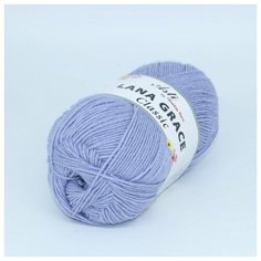 Пряжа для вязания ТРО LANA GRACE Classic (25% мериносовая шерсть, 75% акрил супер софт) 5х100г/300м цв.0384 кристалл Троицкая камвольная фабрика