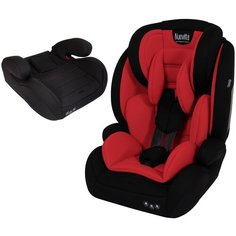 Автокресло группа 1/2/3 (9-36 кг) Nuovita трансформер Maczione N123-1, rosso/красный