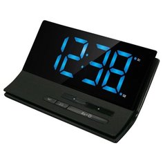 Часы настольные BVItech BV-417 черный/синий