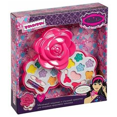 Набор декоративной косметики Bondibon Eva Moda, 25,5*24*5,5 см, косметичка: Бутон розы (ВВ4750)