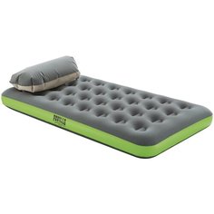 Надувной матрас Bestway Roll & Relax 67619, серый/зеленый