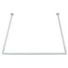 Карниз для ванной STUDIOTEX универсальный белый 90x90x90 см SCRU90WH