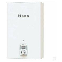 Проточный газовый водонагреватель Neva 5514Е (белый, природный газ) Нева