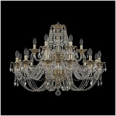 Хрустальная люстра 16106/12+6/300/2d G Bohemia Ivele Crystal