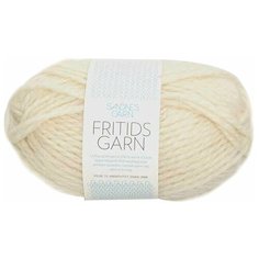 Пряжа Sandnes Garn Fritidsgarn, цвет Белый, 4 мотка