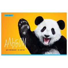 Альбом для рисования ArtSpace Животные Funny panda 29.7 х 21 см (A4), 100 г/м², 20 л.