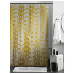 Штора для ванной комнаты Maze Gold Studiotex