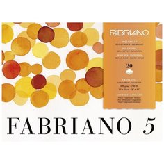Альбом-склейка для акварели Fabriano "Disegno" 26х36см, 20л, 300г/м.кв, среднее зерно 19100259