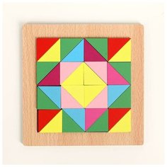 Головоломка "Строй фигуры и узоры", треугольники 4785966 Лесная мастерская