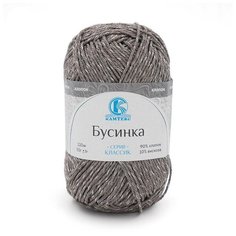 Пряжа Камтекс Бусинка 101 капучино 90% хлопок 10% вискоза 50г 110м 5шт
