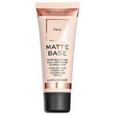 REVOLUTION Тональный крем Matte Base Foundation, 28 мл, оттенок: F0.5
