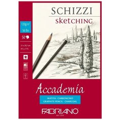 Блокнот-склейка для графики Fabriano "Accademia sketching" А4 50 л 120г/м.кв 41122129
