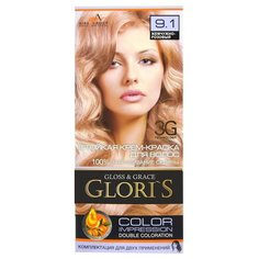Gloris Gloss & Grace стойкая крем-краска для волос Color Impression, 9.1. жемчужно розовый
