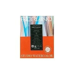 Fabriano Склейка для акварели "Watercolour" 300г/м2 20,3x25,4см Satin \ Hot pressed 12л по 1 стороне