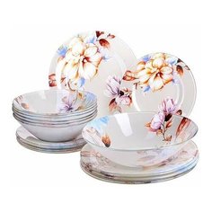 Набор стеклянной посуды 19 пр Loraine 28331 KSMB-28331