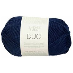 Пряжа Sandnes Garn Duo, цвет Синий, 4 мотка