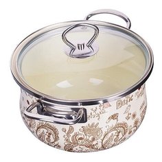 Кастрюля Эмаль 5 л 22см с крышкой MayerBoch 28847 KSMB-28847