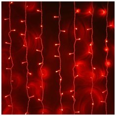 Гирлянда Uniel занавес UL-00001357 (300 х 200 см), 240 ламп, красный/белый провод