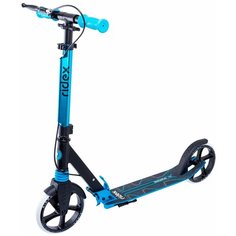 Городской самокат Ridex Sigma 200 мм, черно-голубой