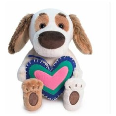 Мягкая игрушка Басик и ко Бартоломей BABY с сердечком из флиса Basik&Co