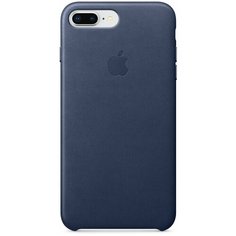 Чехол-накладка Apple кожаный для iPhone 8 Plus / 7 Plus Midnight blue